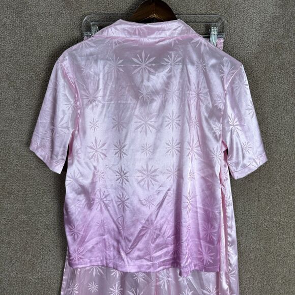 Disney PJs Pajamas Set Women's Medium Pink Soft Frozen Silky Soft Olaf Sleep Set - Picture 7 of 12